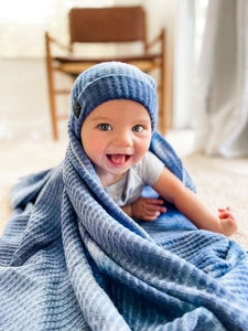 Baby blue blanket online throw