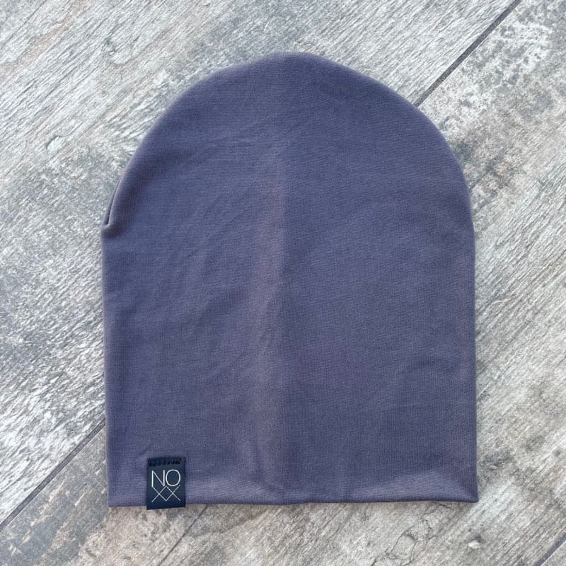 Muddy Charcoal | Jersey Knit Beanie - beanies