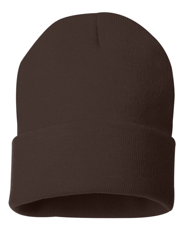 Cuff Knit Beanies: MISC COLORS - Brown - Beanies