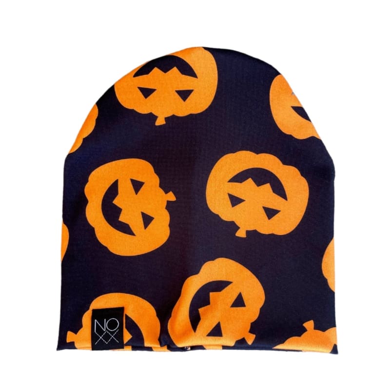 Halloween Pumpkins | Jersey Knit Beanie - Beanies