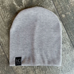 Heather Gray | Ribbed Knit Beanie - Beanies