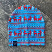 Holiday Print | Jersey Knit Beanie - Beanies