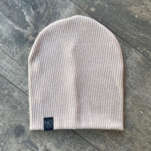 Light Tan | Cozy Ribbed Knit Beanie - Beanies