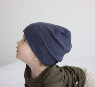 Cloudy Blue | Cozy Sweater Knit Beanie - Beanies