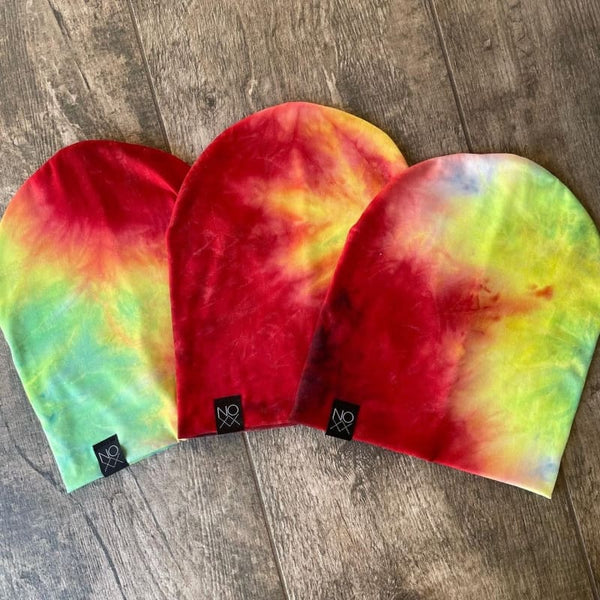 TeeShirtPalace | Trouble Maker Tie Dye 12in Knit Beanie